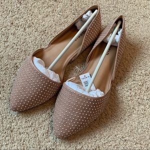 NWT Torrid Rhinestone Flats Sz 8.5